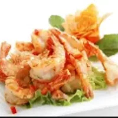 Salt & pepper prawns