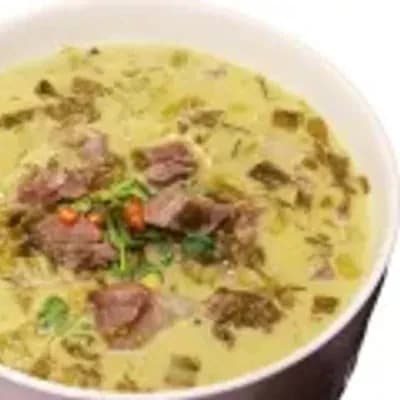 Beef broth with sauerkraut