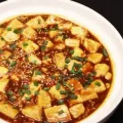 Spicy Mapo tofu with minced pork