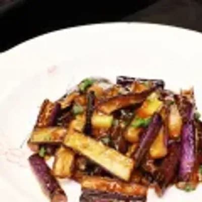 Eggplant hot pot with minced pork